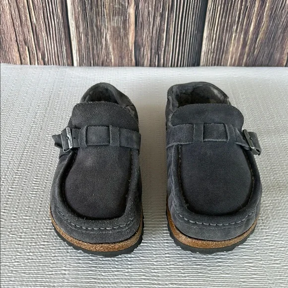 Birkenstock | Shoes | Birkenstock Dark Gray Suede Loafers 